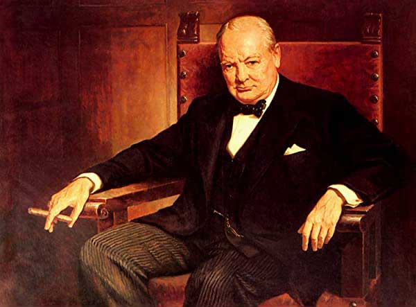 Sir Winston Churchill (1874 – 1965) - became a Freemason on 24th May 1901